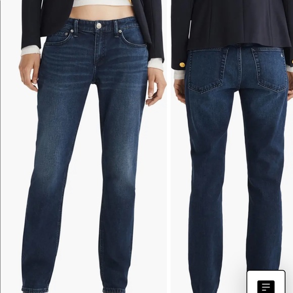 Rag and Bone Dre Low Rise Slim Boyfriend Jeans - Picture 2 of 4